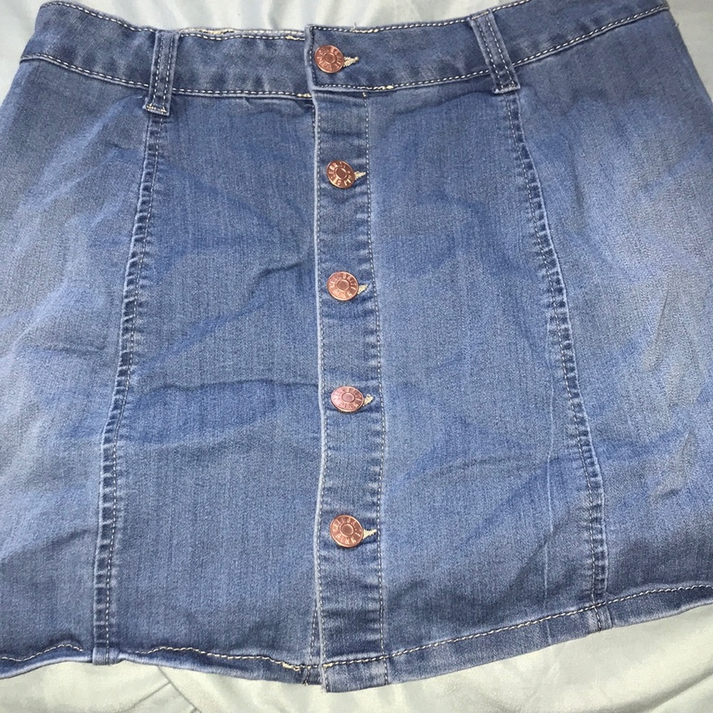 jean skirt